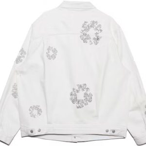 Denim Tears Bust Down Tears Type 2 Jacket – White