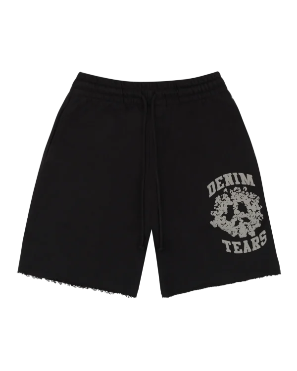 Denim University Sweat Shorts Black