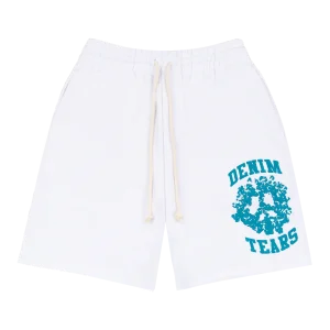 Denim University Sweat Shorts White