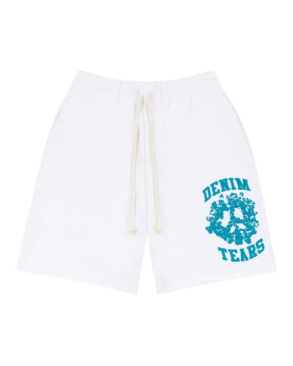 Denim University Sweat Shorts White