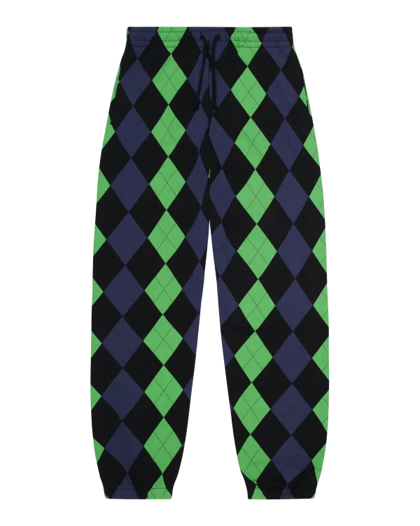 Derby Intarsia Sweatpant Green