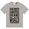 Dangerous Mission Statement Grey Tee White