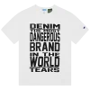 Dangerous Mission Statement Tee White