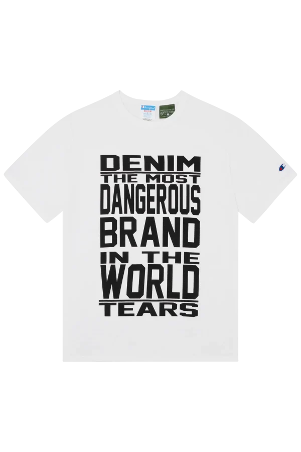 Dangerous Mission Statement Tee White